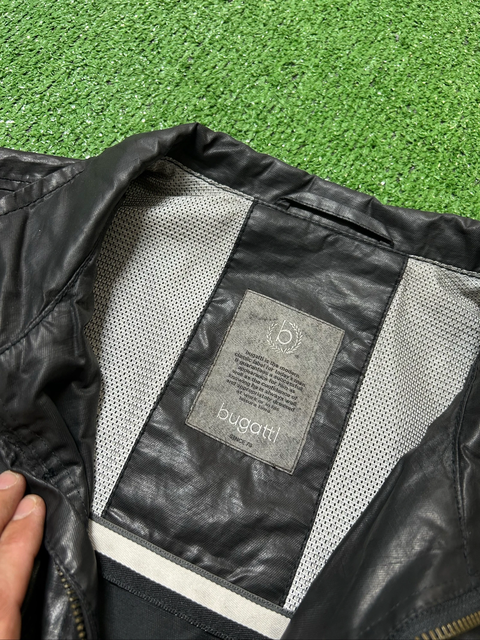 Bugatti 00s vintage Y2K veste ample classique – photo 4